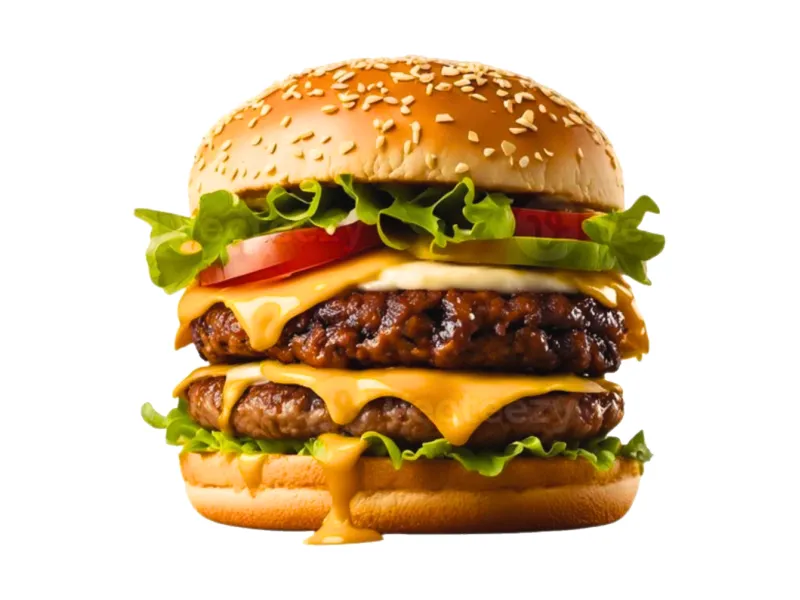 Beef Smokey Burger (Double Decker)